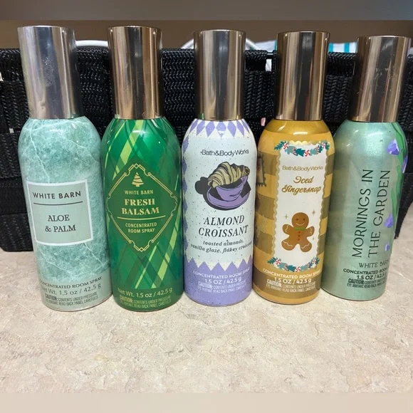 Set of 5 room sprays Bath and Body - Picture 1 of 3